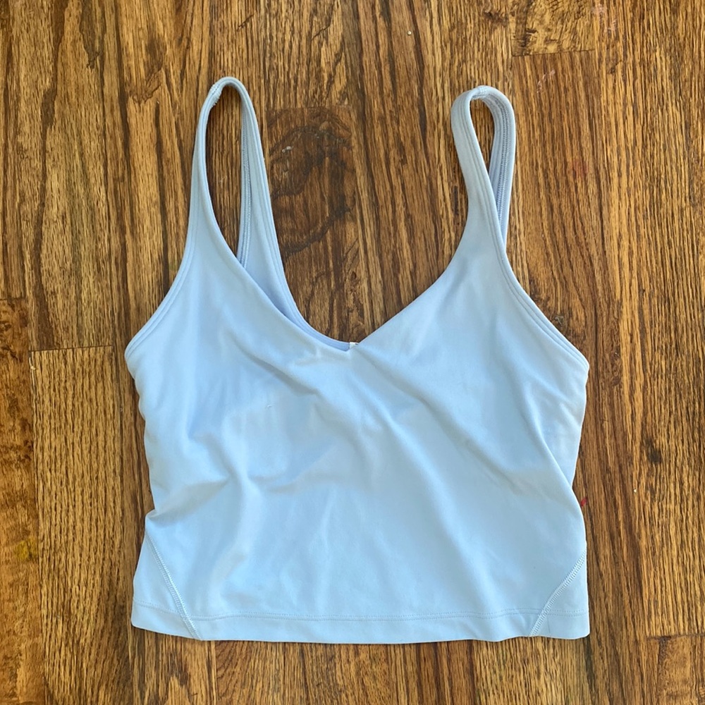 Lululemon Baby Blue Grey Align Tank Size 4